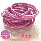 NEW High Quality Stretchy Glitter elastics snag free - Eliza Henri Craft Supply