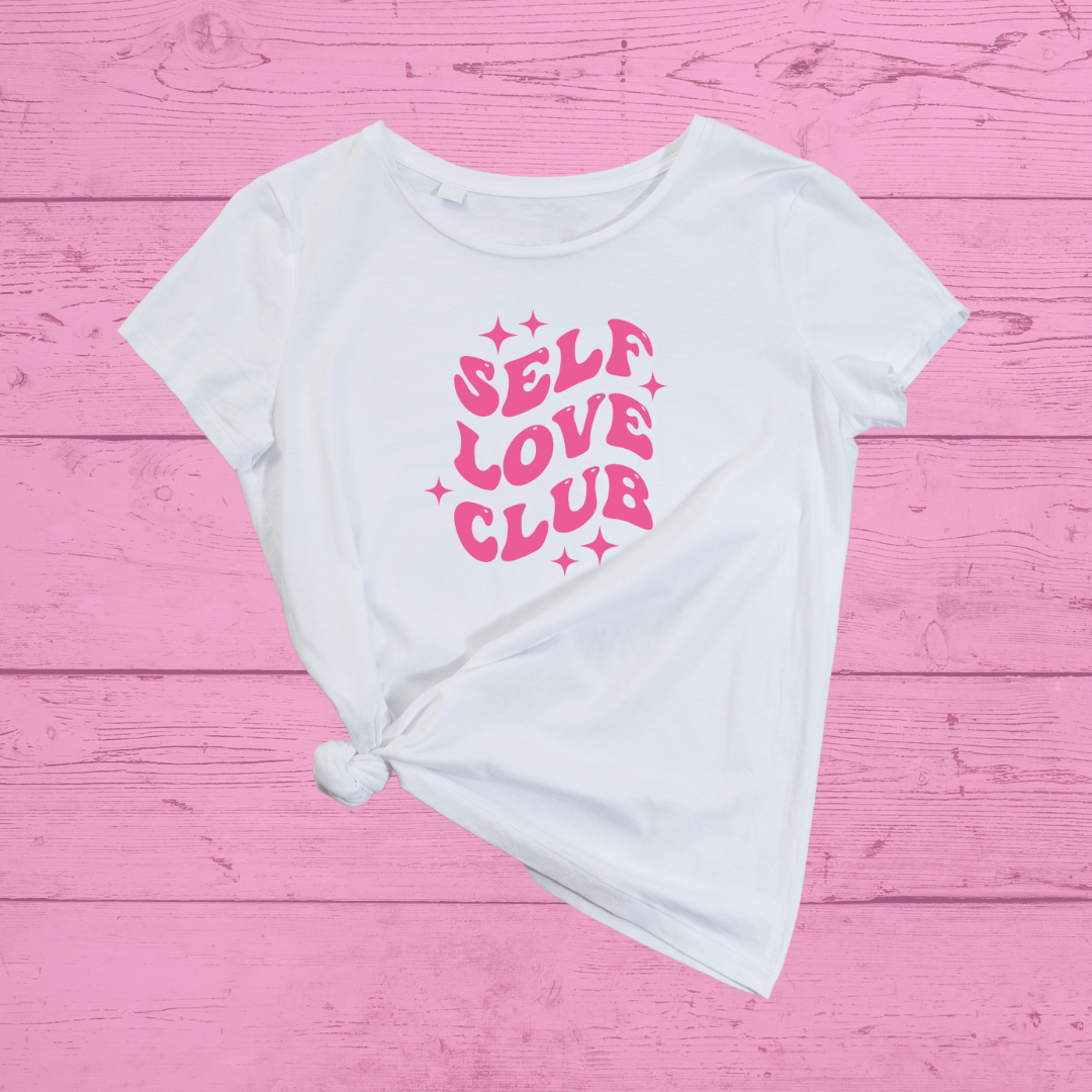 self love club tshirt transfers