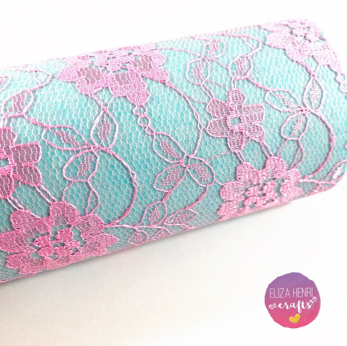 Colour Contrast Lace Wool Blend Fabric Felt - Eliza Henri