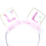 Hen Party 'L' Plate Shaker Headband Slider Felties