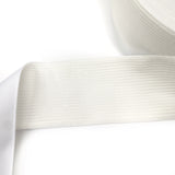 White Corduroy Ribbon 3''