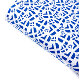 Scottish Flag Hearts Premium Faux Leather Fabric Sheets
