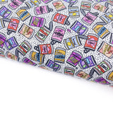 Tinned Fruits Retro Lux Premium Printed Bow Fabric