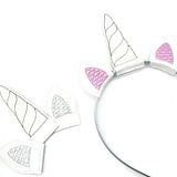 EHC Unicorn Horn and Ears Headband Slider Felties