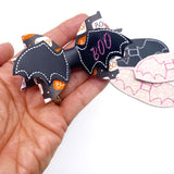 Bow Toppers & Tails- Boo Bat Bow Topper Felties