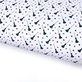 Where's my Broom? Lux Premium Canvas Bow Fabrics