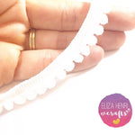 Pure White Mini Pom Pom Trim - Eliza Henri Craft Supply
