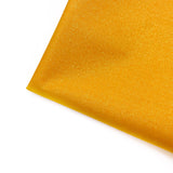 Orange Crystal Glitter Cotton Fabric