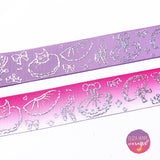 New Holographic Ballerina Grosgrain Ribbon 25mm