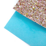 Double Sided Prince Royalty Chunky Glitter Fabric