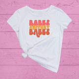 Babes Support Babes DTF Full Colour Iron on T Shirt Transfer