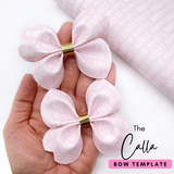 The Calla Bow Template 3.5''