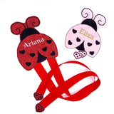 EXCLUSIVE Make your own Bow Holder- DIY Ladybird, ladybird Bow Holder Felties