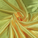 Yellow Premium Polyester Satin Fabric