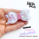 Exclusive Darcey Shaker Feltie Bows & Loops- 2.5'' DIY Make your own Embroidery Bow