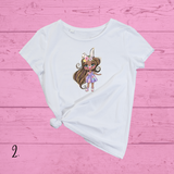 Bunny Girls DTF Full Colour Iron on T Shirt Transfers