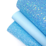 Powder Blue Core Glitter Trio