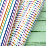 Rainbow Showers Lux Premium Printed Bow Fabric