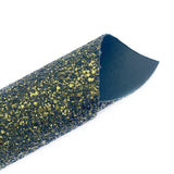 Wild Forest Green Lux Premium Core Chunky Glitter Fabric