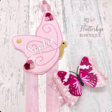 Make your own Bow Holder- DIY Butterfly Bow Holder Felties