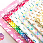 The Mermaid Collection- Luxury Artisan Fabric Felts - Eliza Henri Craft Supply