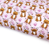 Little Miss Freya Fox Lux Premium Canvas Bow Fabrics