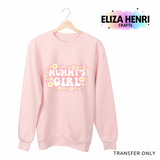 Mummy's Girl Daddy's girl HTV Full Colour Iron on T Shirt Transfer