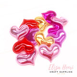 padded heart embellishments