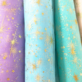 Luxury Foil Unicorn Star Tulle Fabric