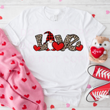 Love Leopard Gnomie HTV Iron on Full Colour Transfer
