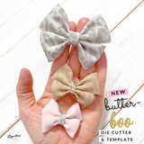 Butter-boo Hair Bow- Die Cutter/Template- PRE ORDER DIE