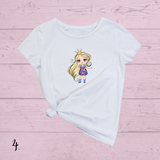 Union Jack Girls DTF Full Colour Iron on T Shirt Transfers