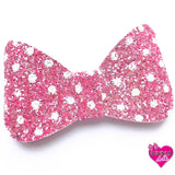 Polka Dot Chunky Glitter Fabric Collection - Eliza Henri Craft Supply