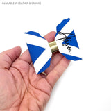 Scottish Flag 4” Create your own Personalised Rhaya Bow Loops