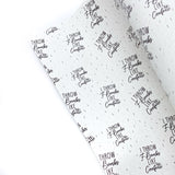 I throw F-bombs like Confetti Profanity Premium Faux Leather Fabric Sheets