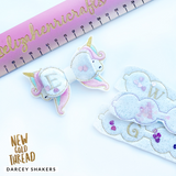 Exclusive Darcey Shaker Feltie Bows & Loops- 2.5'' DIY Make your own Embroidery Bow