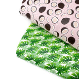 Coconut Leaves Premium Faux Leather Fabric Sheets