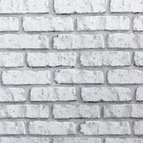 Grey White Brick Wall Effect Canvas Photography Background