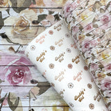 Vintage Summer Wooden Floral Canvas Photography Background