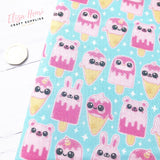 Pink Kawaii Lolly & Ice Creams Artisan Fabric Felt