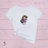 Union Jack Girls DTF Full Colour Iron on T Shirt Transfers