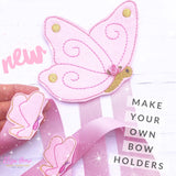 Make your own Bow Holder- DIY Butterfly Bow Holder Felties