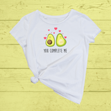 You Complete Me HTV Full Colour Iron on T Shirt Transfers