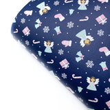 Snow Fairies Premium Faux Leather Fabric Sheets