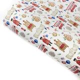 God Save the King Faux Leather Fabric Sheets
