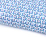 Blue Elephants Lux Premium Canvas Bow Fabrics