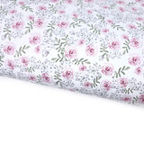 Watercolour Rose Blooms Lux Premium Printed Bow Fabric
