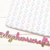 Rain Drops are falling on my head Artisan Fabric Felt