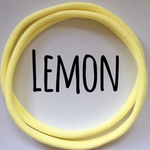 nylon headbands lemon dainties