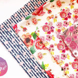 The Mod Floral Collection- Luxury Artisan Fabric Felts - Eliza Henri Craft Supply